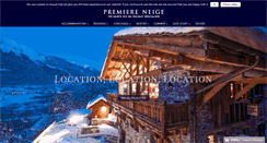 Desktop Screenshot of premiere-neige.com